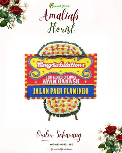 Bunga Papan Congratulation di Menggoro